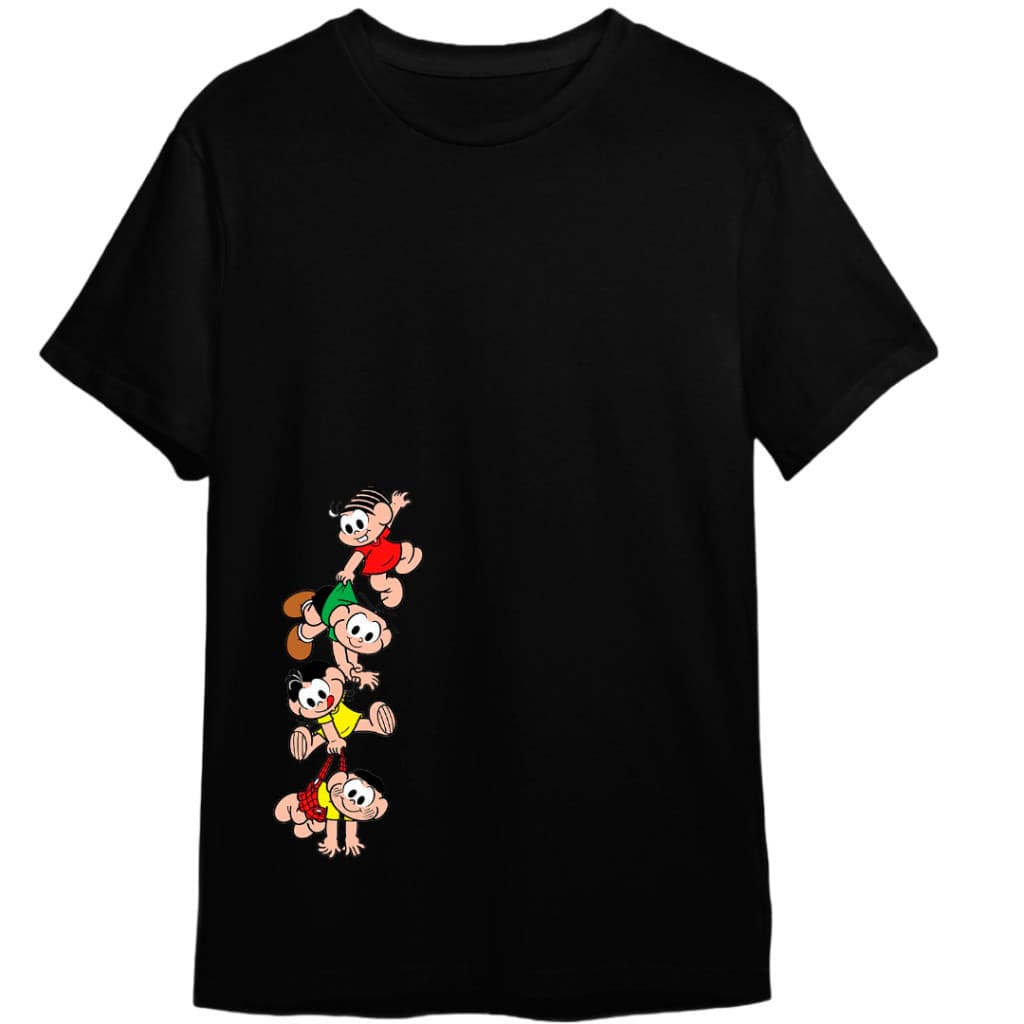 CAMISETA UNISSEX TURMA DA MONICA LATERAL 100% Algodão Envio Imediato trendbox mania