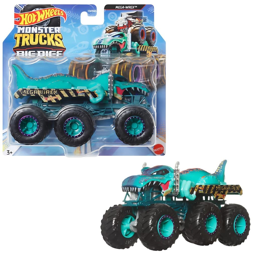 Hot Wheels Monster Truck Caminhão Reboque Big Ribs Carrinho Demolição Sortidos