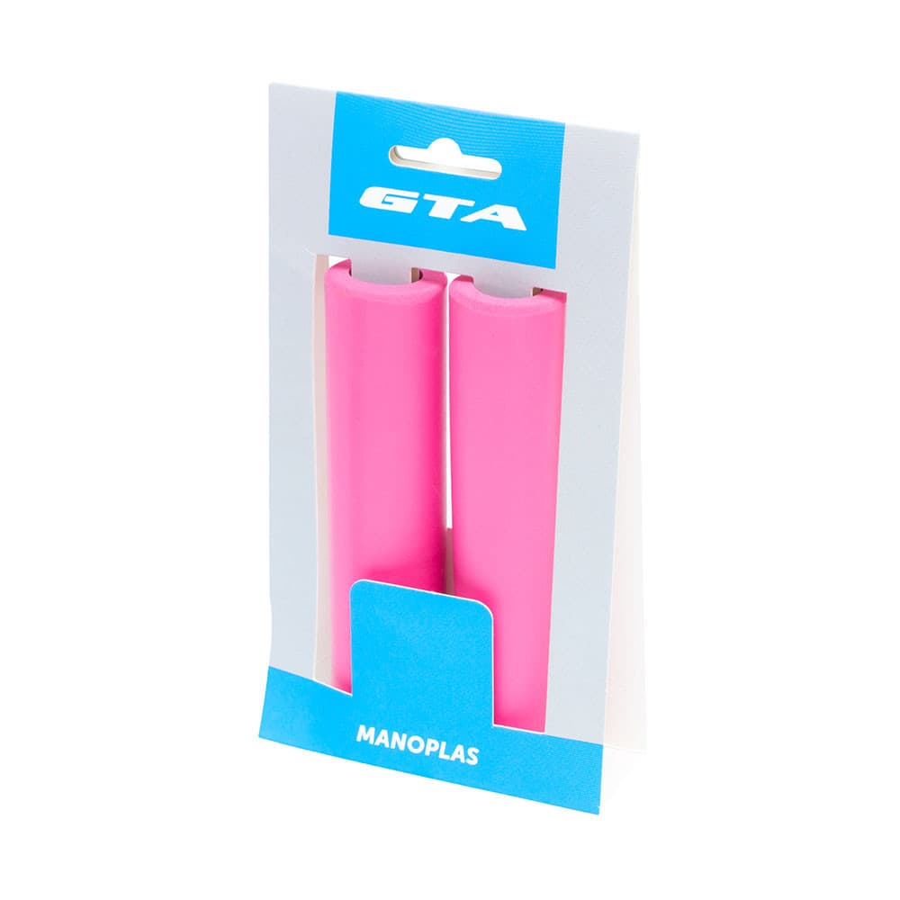 Manopla Bike Mtb Gravel Macia Confortável 135mm Nbr Gta Rosa