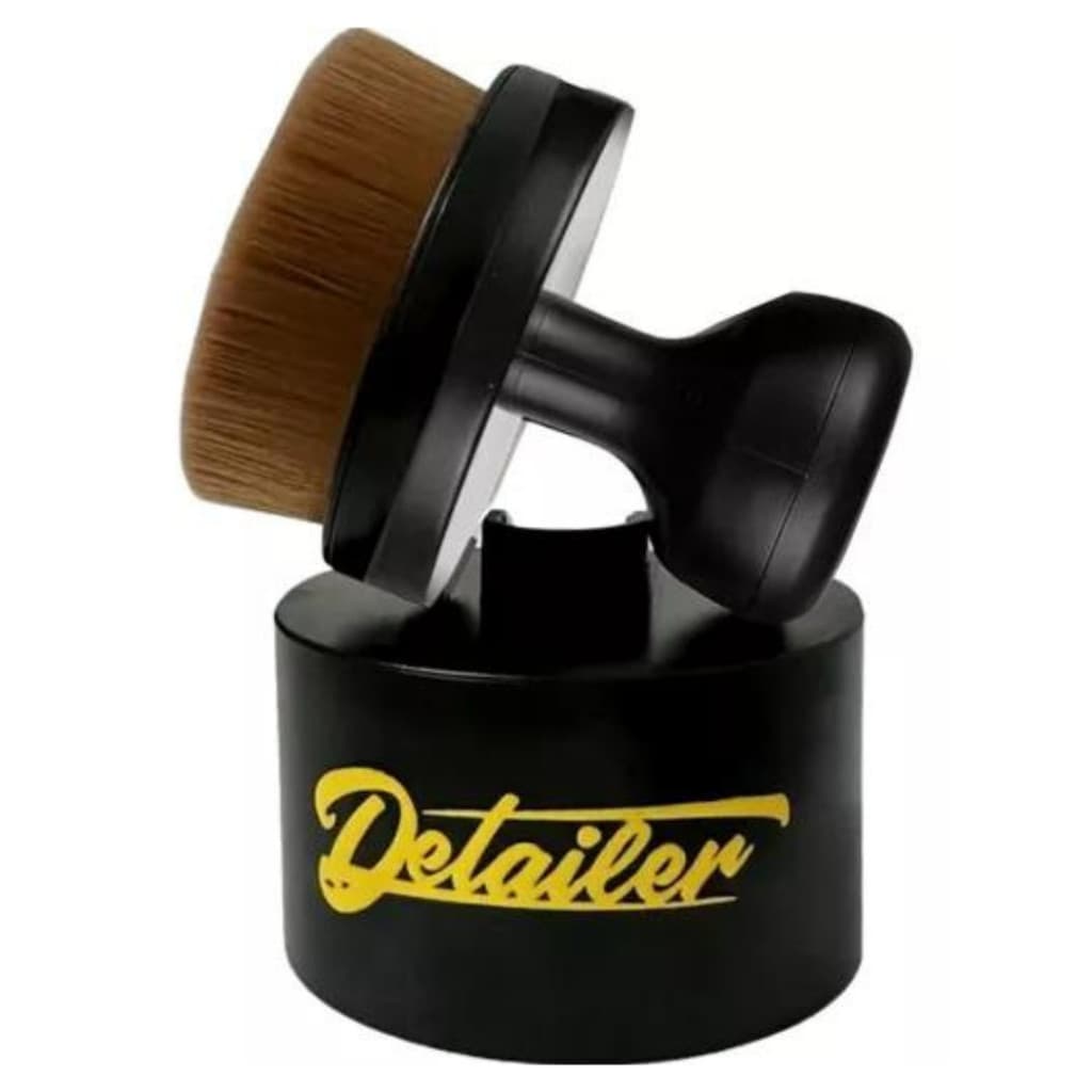 Pincel Aplicador Pneu Pretinho Premium Suave Macio Detailer