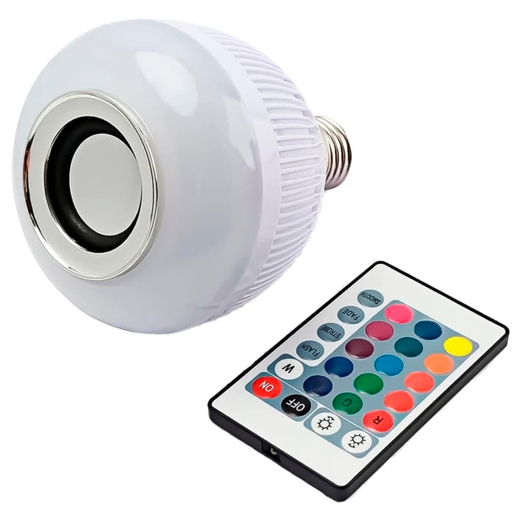 Lâmpada RGB LED Bluetooth Iluminação Para Ambiente Lâmpada RGB Luz Ambiente LED Com Caixa De Som Bluetooth