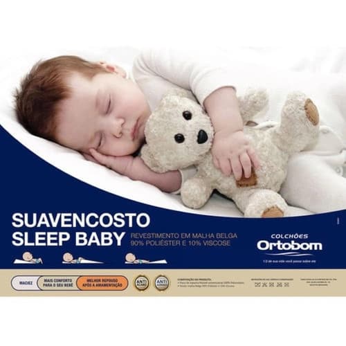 Travesseiro Anti Refluxo Berço Nacional 60cm Ortobom