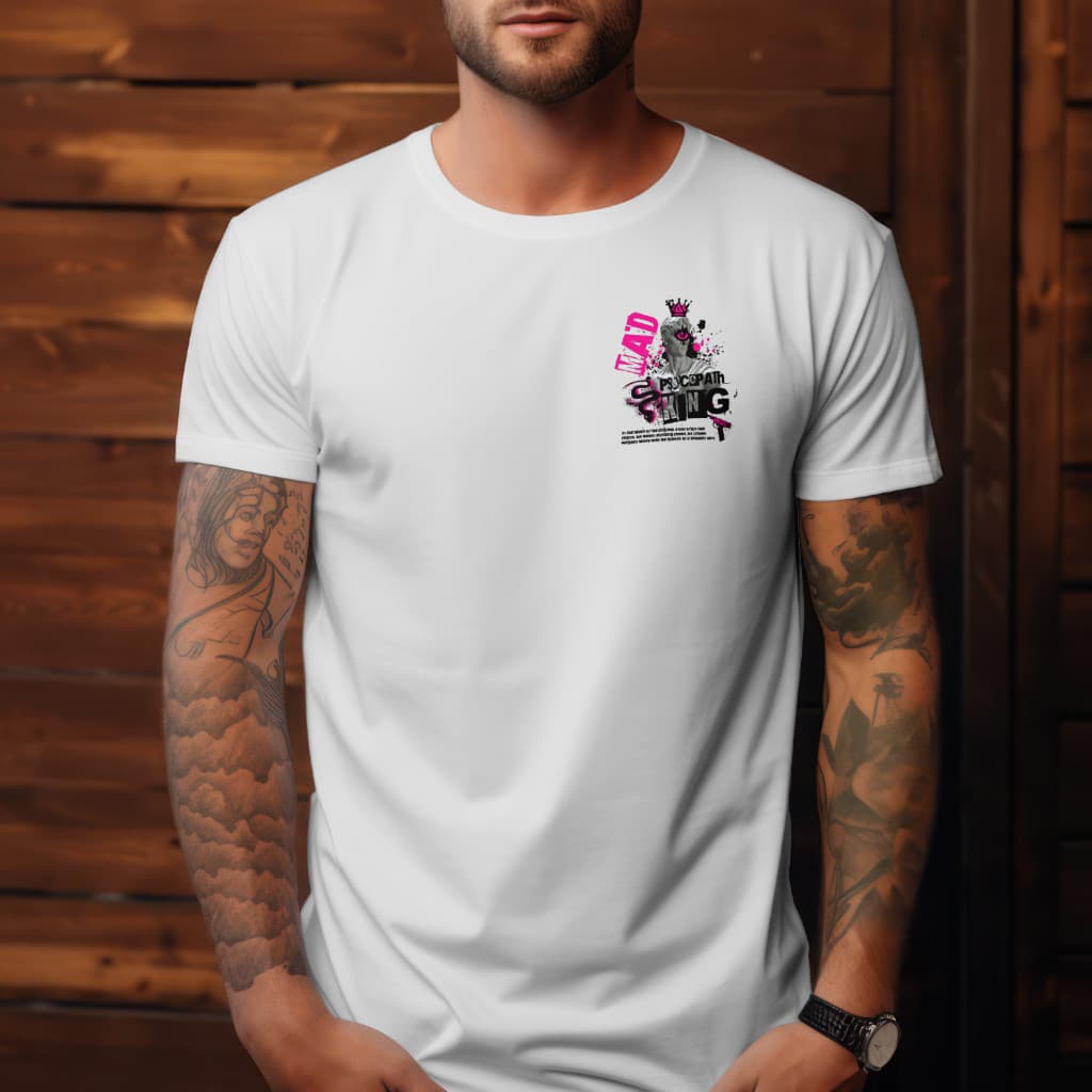 Camiseta Streetwear Masculina King Art Lifestyle 100% Algodão