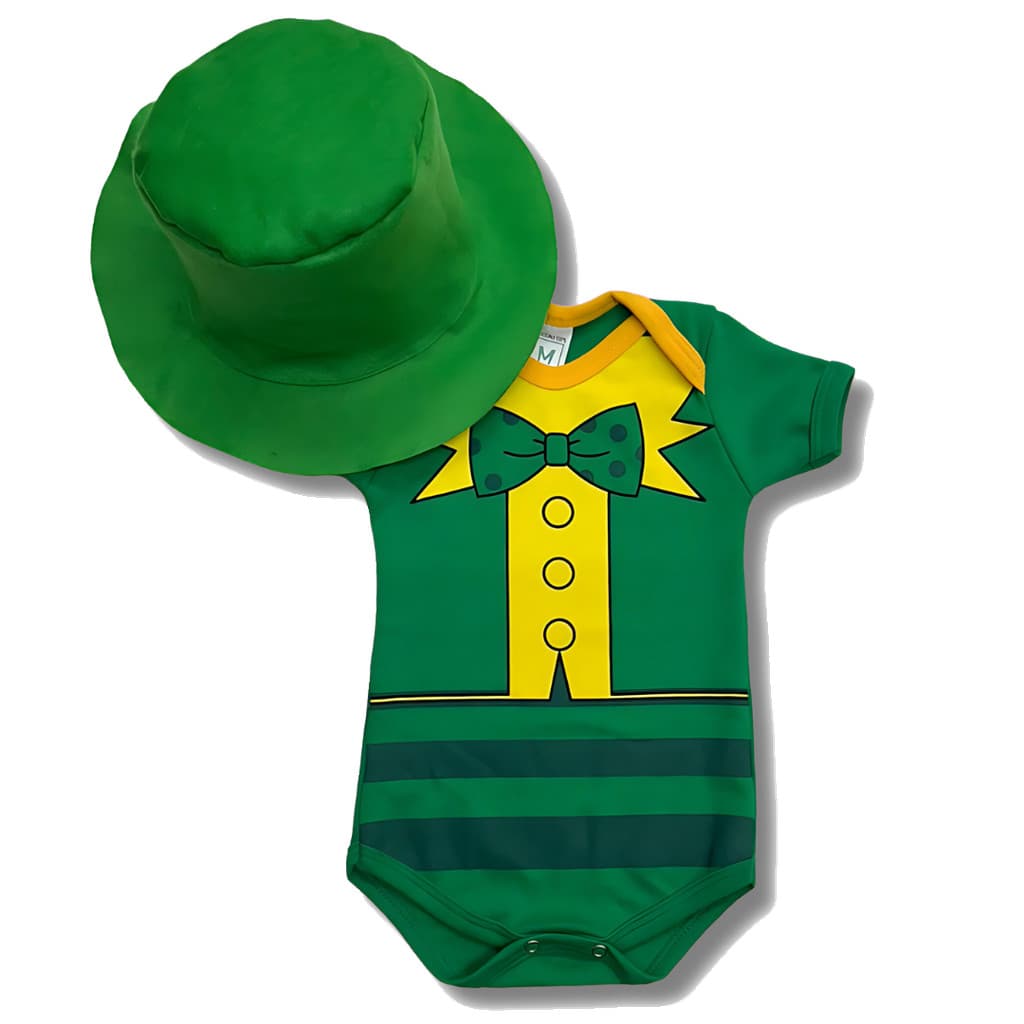 Body Visconde com Chapéu 100% Algodão Temático Bebê Mesversário