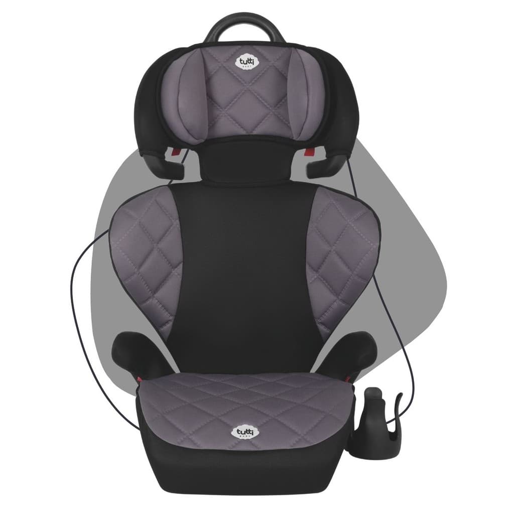 Cadeirinha Infantil Carro Triton Preto E Cinza Tutti Baby Cor Preto/Cinza