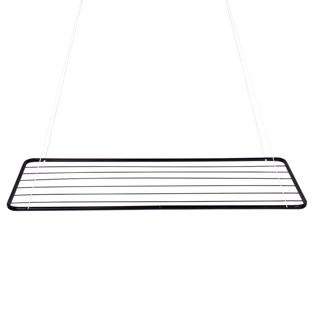 Varal de Teto 1.20m x 56cm Preto 006030 MOR