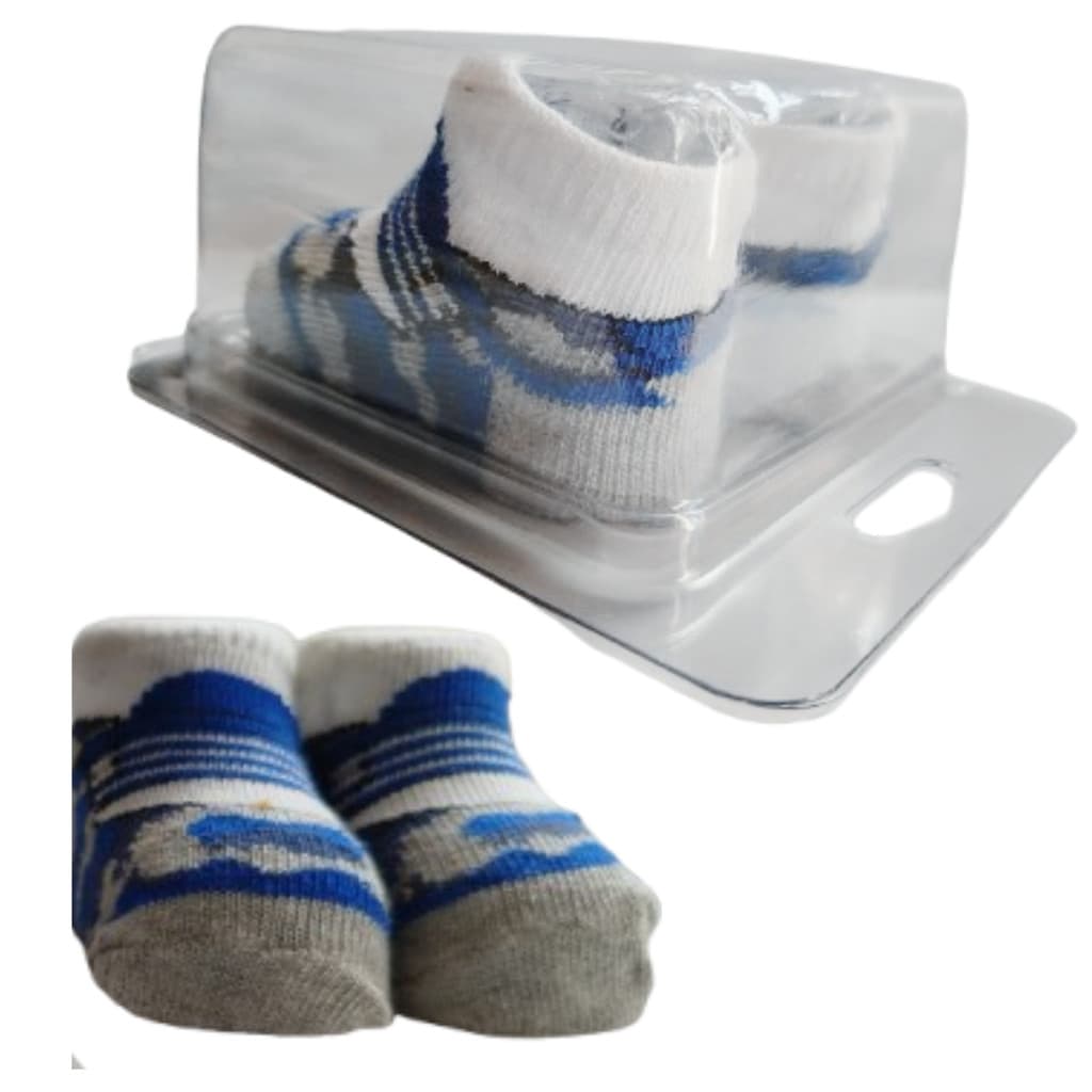 Blister + Expositor P/ Sapatinho - Meia Infantil 10 Pares