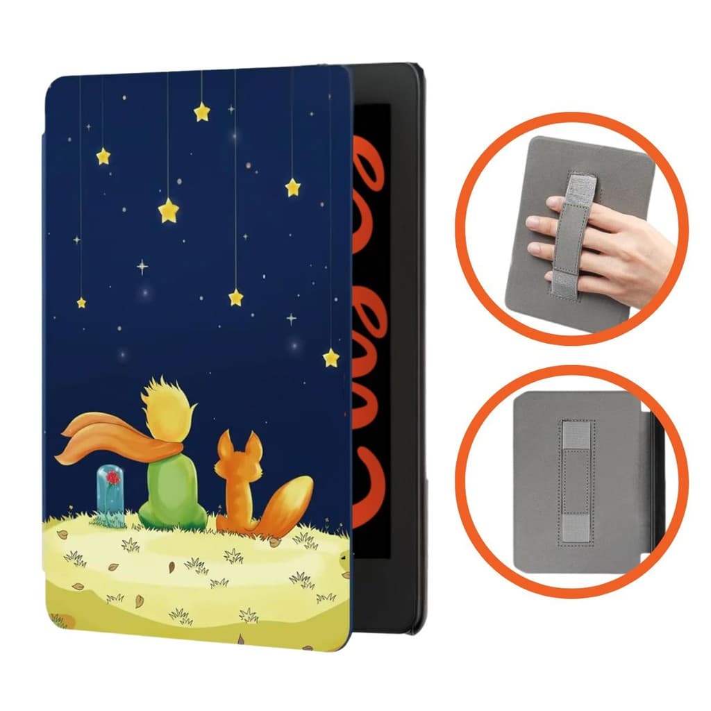 Capa Estampada Com Alça Para Kindle Paperwhite 12ª Geração 7 Polegadas e Kindle Paperwhite Signature