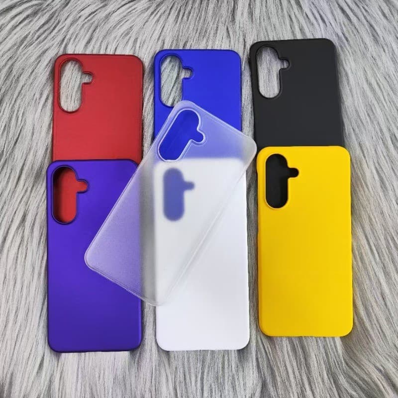 Slim Fosco Duro Caso De Telefone Para Samsung Galaxy A17 A07 A56 A36 A26 A16 A06 XCover 7 6Pro À Prova De Choque Cor Sól