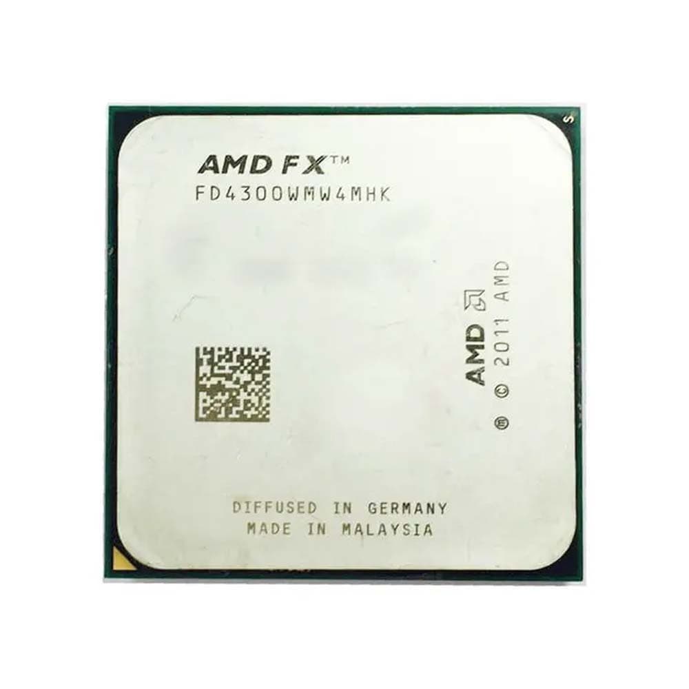 Processador AMD FX 4300 Am3+ 4 núcleos, 3.8 GHz, 8MB cache - OEM