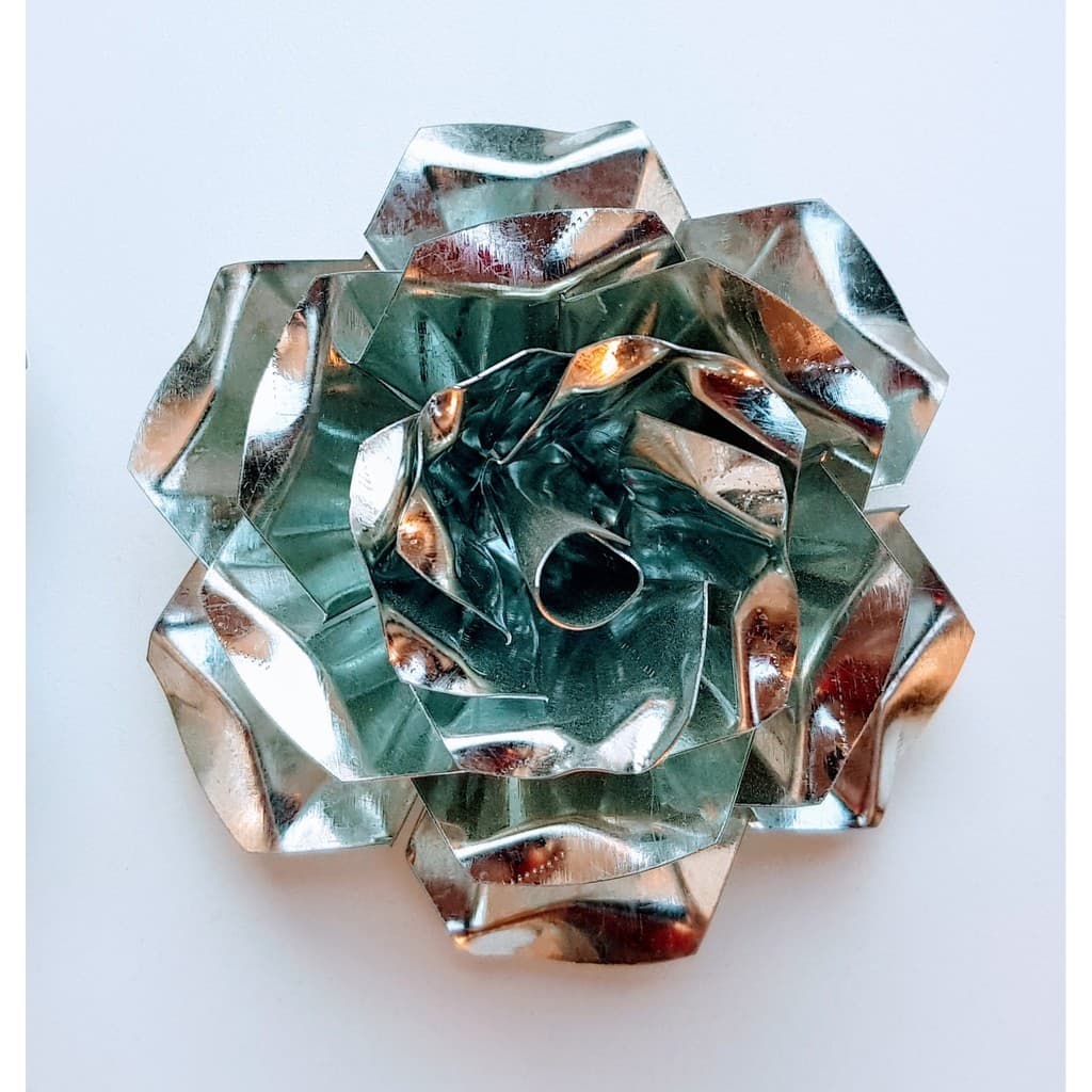 Flor 7cm de ferro para artesanato