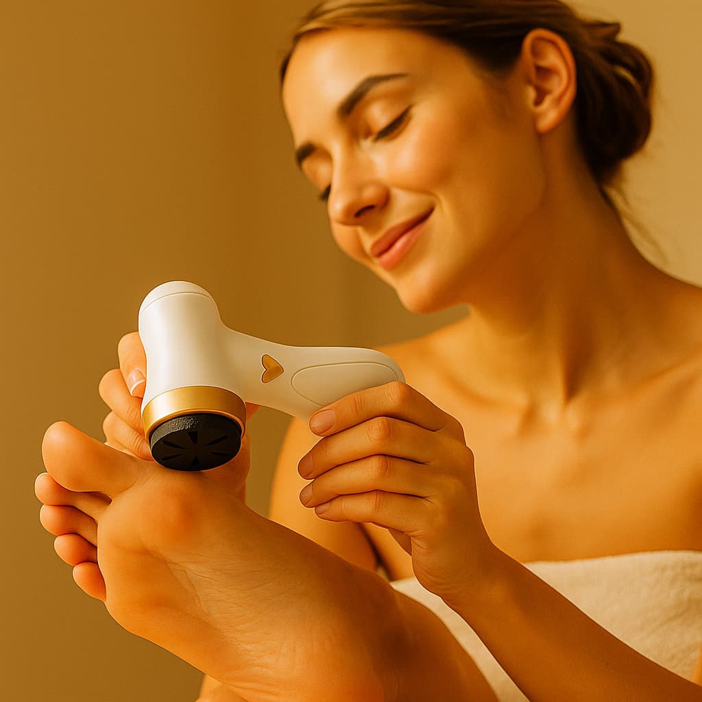 Esfoliador Lixa Elimina Calos Grosso Alicate Pés Portátil Removedor Pedicure Manicure Elétrico Macio