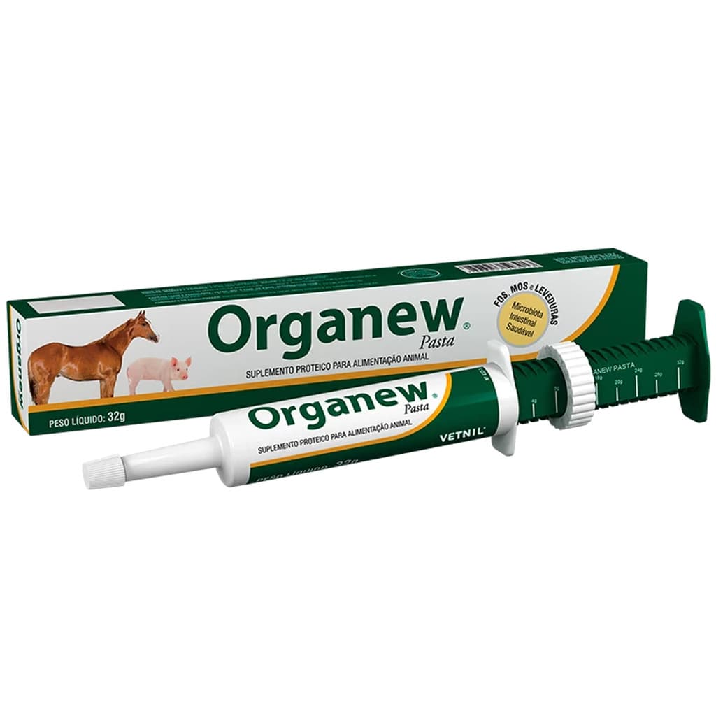 Organew Pasta Suplemento Alimentar Equinos E Suínos 32g