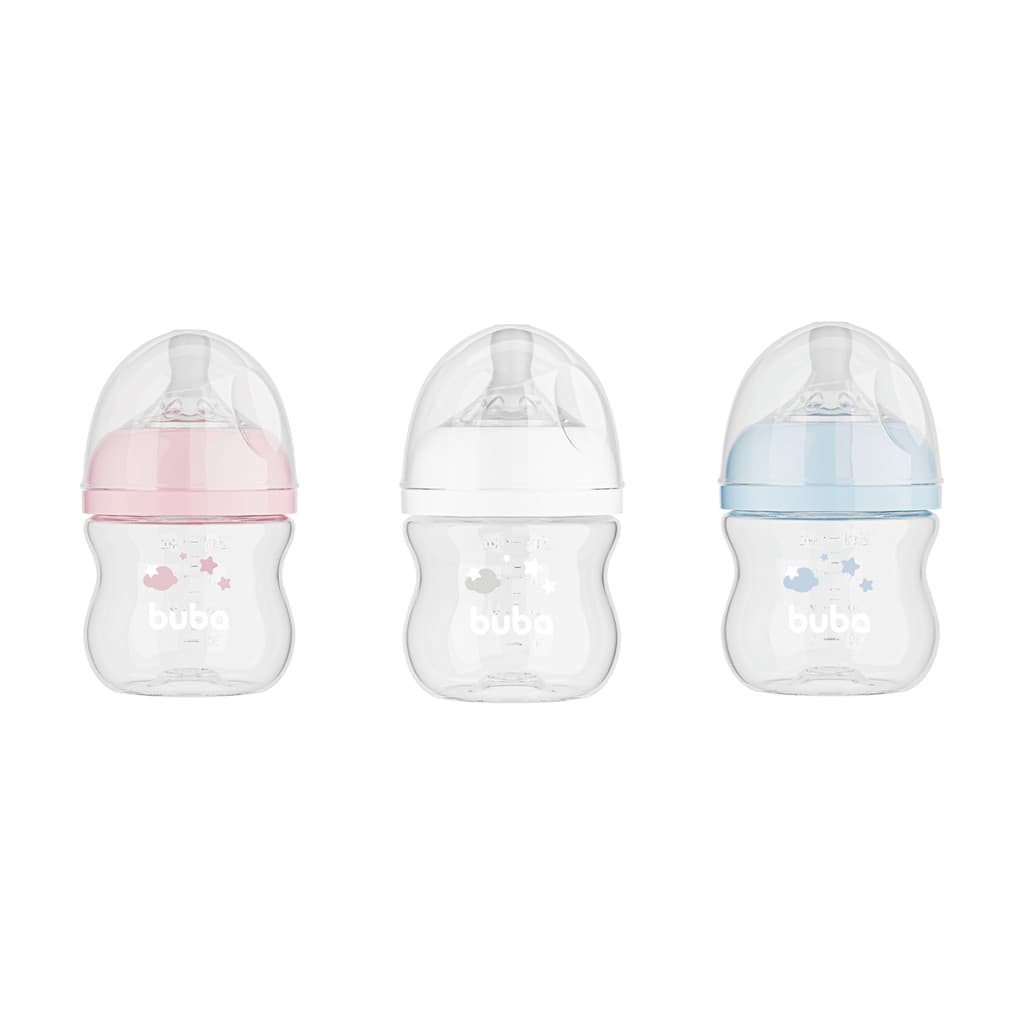 Mamadeira Anticolica 120ml Bico Ultrasoft Buba Recém Nascido