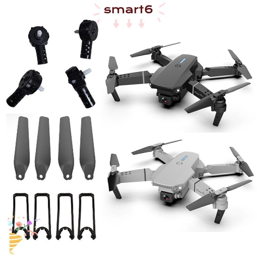 Motor SMART6 4pcs , Lâmina De Hélice Universal De Plástico , Drone RC , Fácil Instalação , Amortecedor Para E88 E88Pro