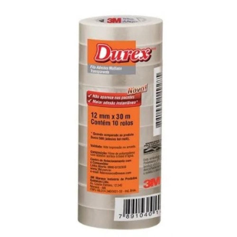 Fita Durex 12x30MT 3M