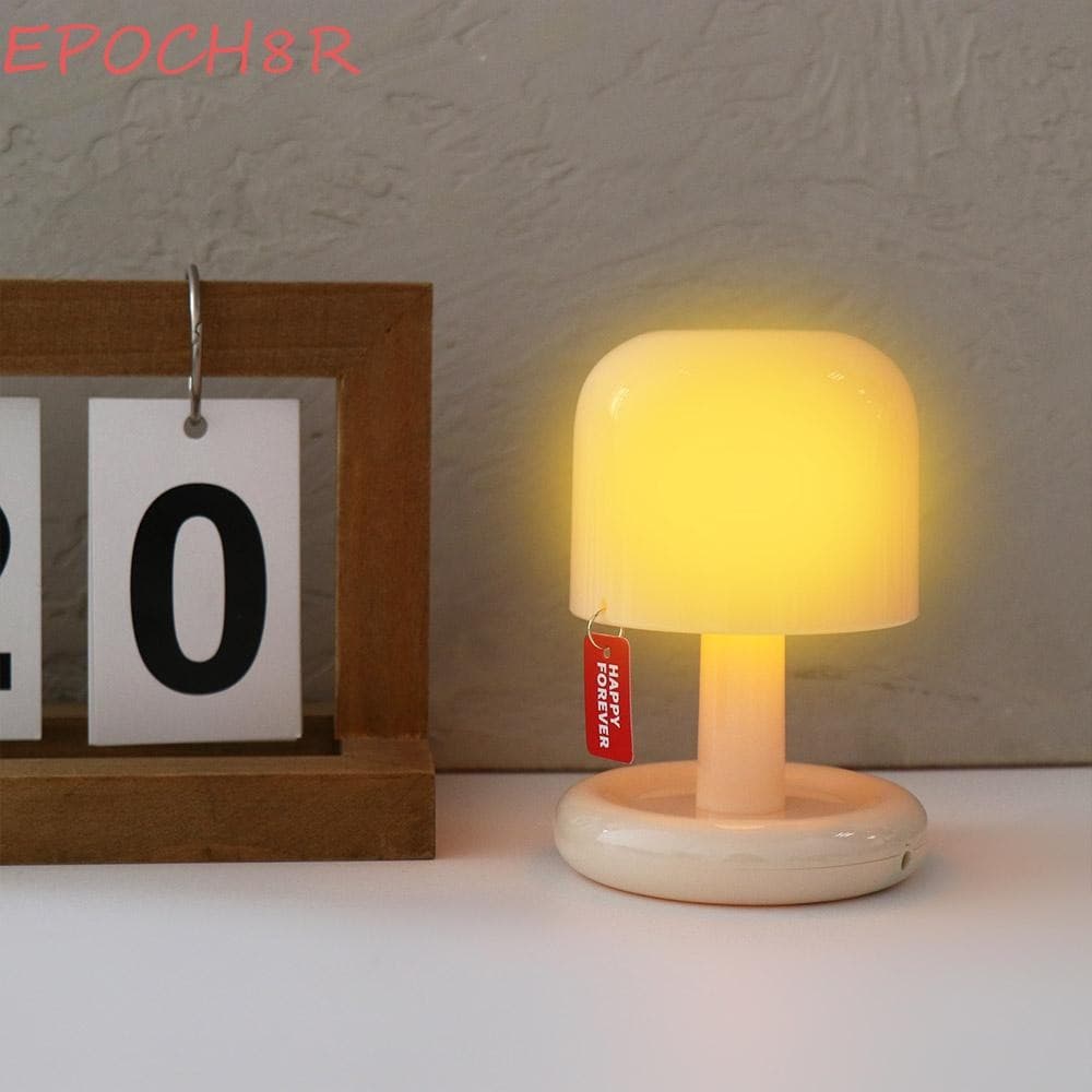 Candeeiro De Mesa Cogumelo EPOCH8R , Luz Noturna Gradual Do Pôr Sol , Recarregável Por USB