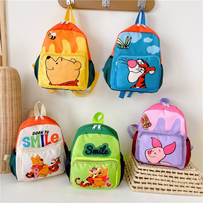 Mochila escolar infantil para jardim de infância, mochila fofa de desenho animado para meninos e meninas, leve, redutora