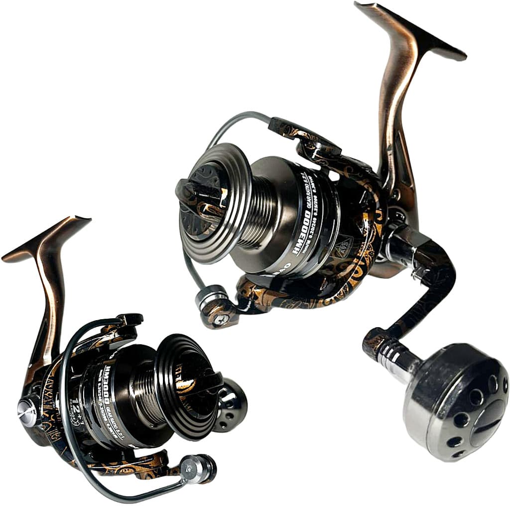 Molinete De Pesca Praia Debao HM 3000 - 13 Rolamentos - Drag: 10kg - Antiferrugem - Em Aluminio