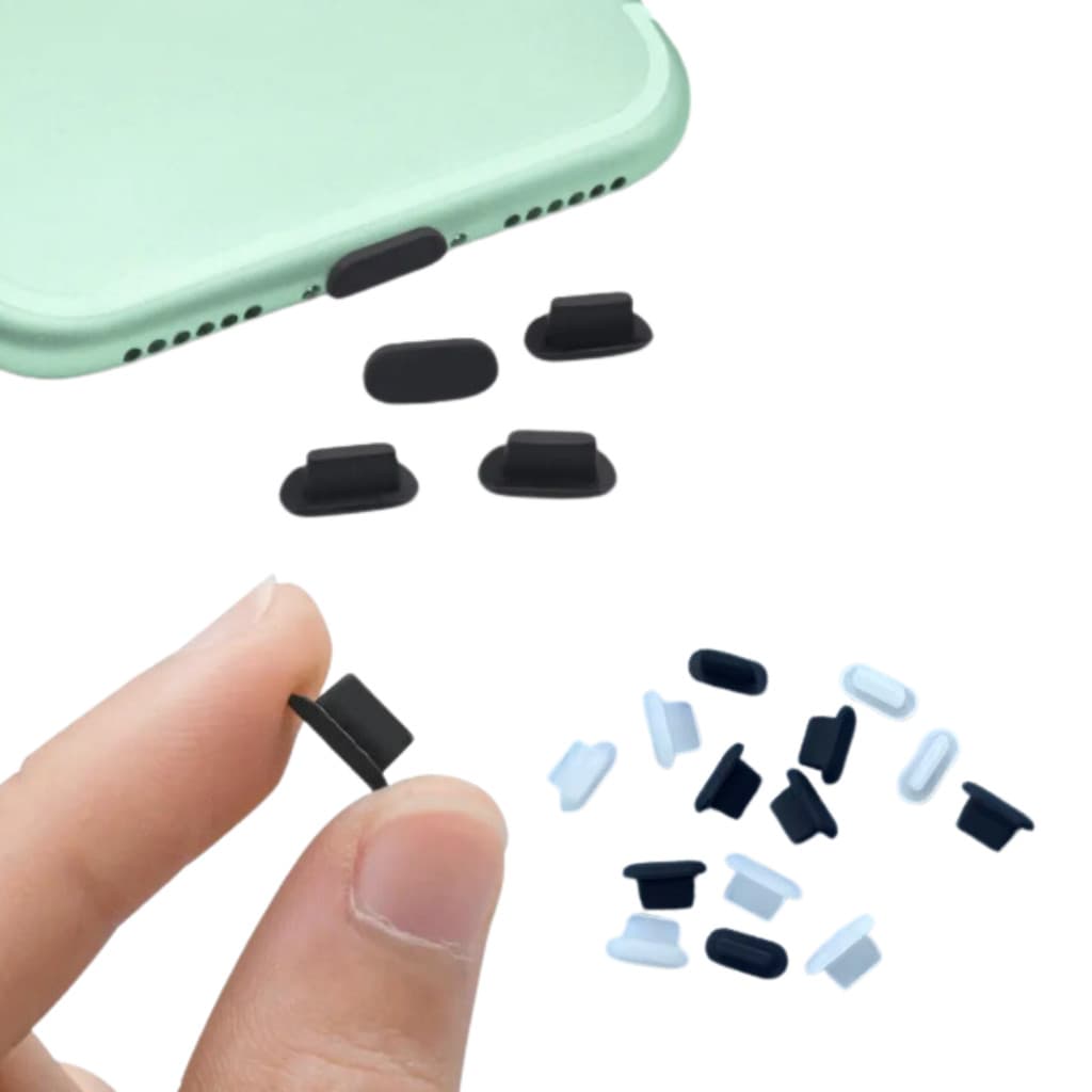 Plug protetor de entrada carregador Iphone lightning de Silicone