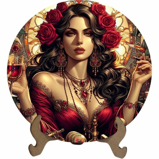 Mandala Maria Padilha das Almas - Arte Estilo Vitral