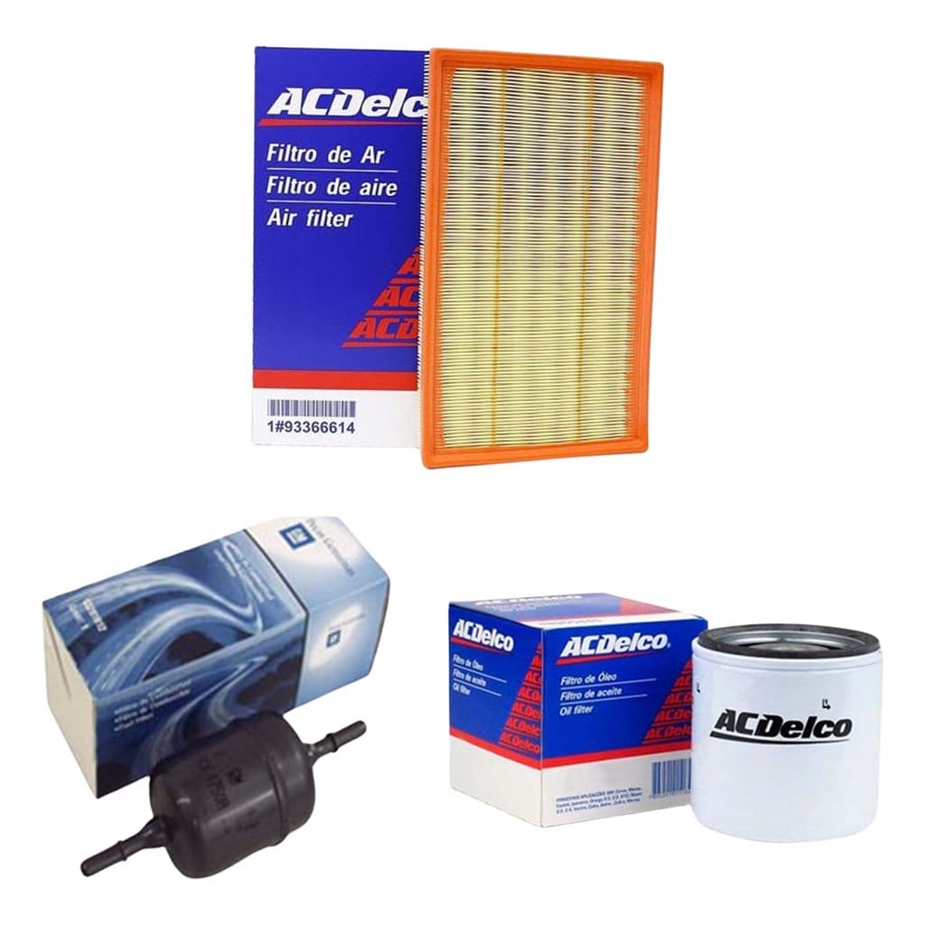 Kit Com 3 Filtros ( Ar, Óleo E Combustível ) Gm Vectra B 1997 A 2005