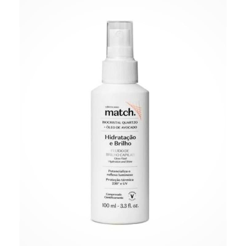 Fluído de Brilho Capilar  Original Spray Brilho para cabelo  Match Hidratação e Brilho 100ml de O Boticário