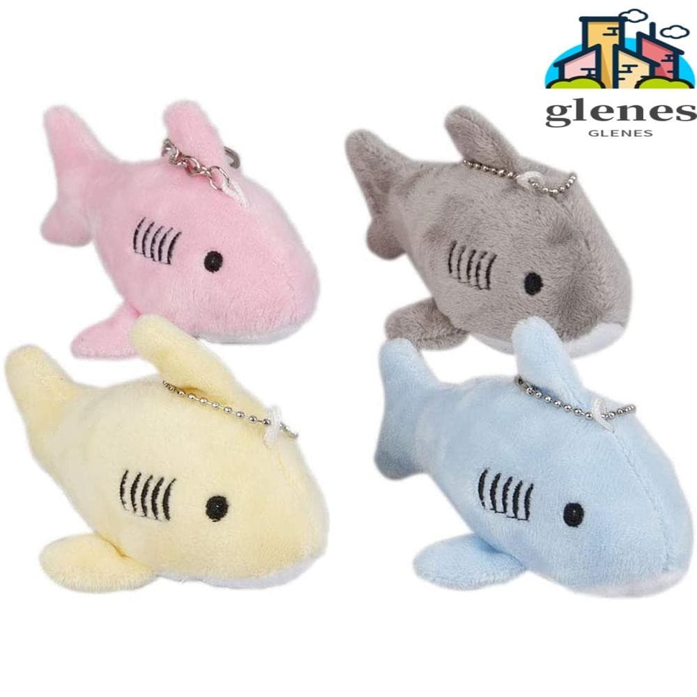 GLENES Tubarão Brinquedo De Pelúcia Chaveiro Simulação Boneca Animal Infantil Pequeno Oceano