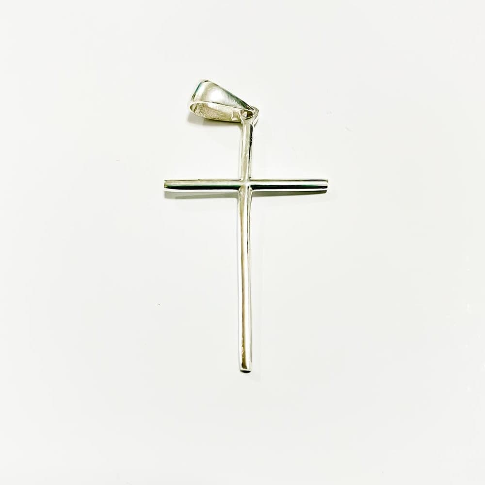 Pingente Crucifixo Grande Prata 925