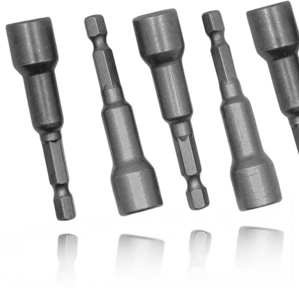 Kit de Soquetes Canhão 3/8 para Furadeira 65mm Aço Resistente