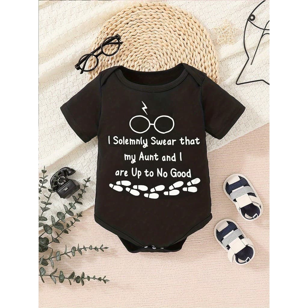 Body para Bebê Estampado com Harry Frase para Titia