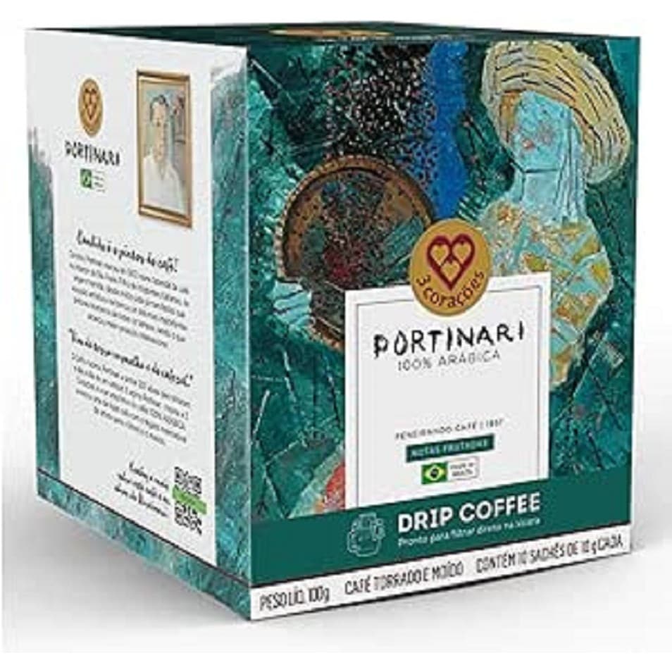 Café Drip Coffee 3 Corações Portinari 110g