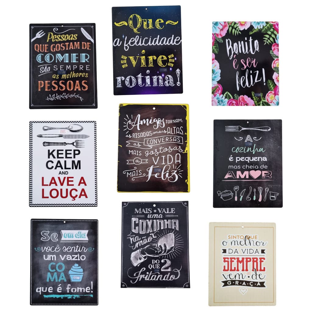 Placa frases Quadro Decorativo Fofo Engraçadas Mdf 6719