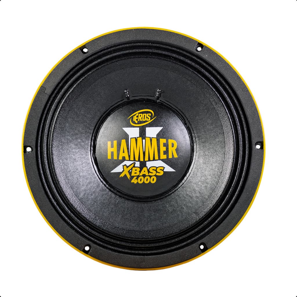 Alto-Falante Eros E12 HAMMER 4000 XBASS - 2000W RMS - 12 polegadas 4 Ohms