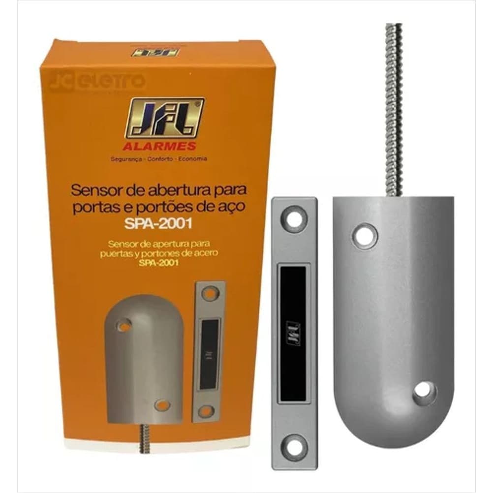 SENSOR DE ABERTURA JFL PORTA E PORTÃO EM ALUMÍNIO SPA-2001