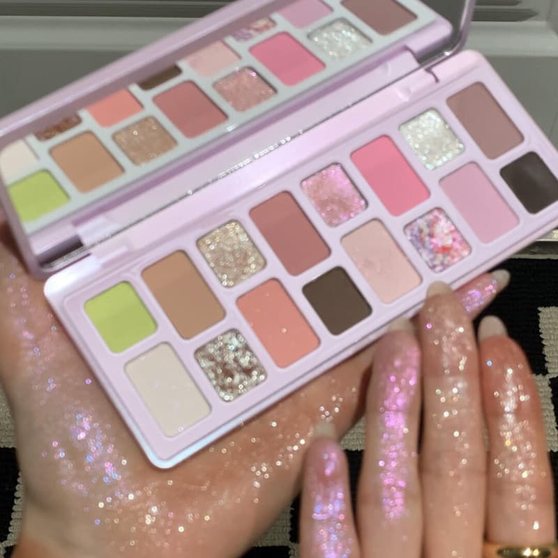 DIKALU Doce Suco Cor Natural Desempenho Título Leap 16 Cores Paleta de Sombras Fosco Perolado Rosa Verde Contraste Cor D