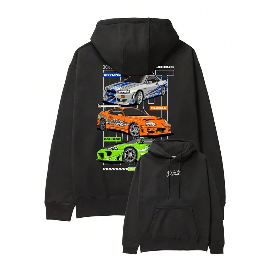 Blusa Moletom Carro Skyline Brian Filme Velozes e Furiosos Unissex