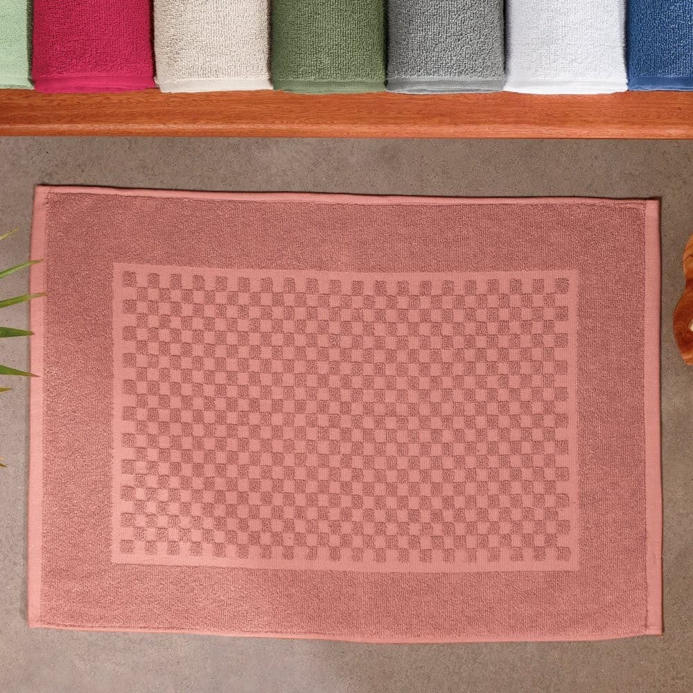 Piso Felpudo Jacquard Dianneli 480g/m² - Quadriculado