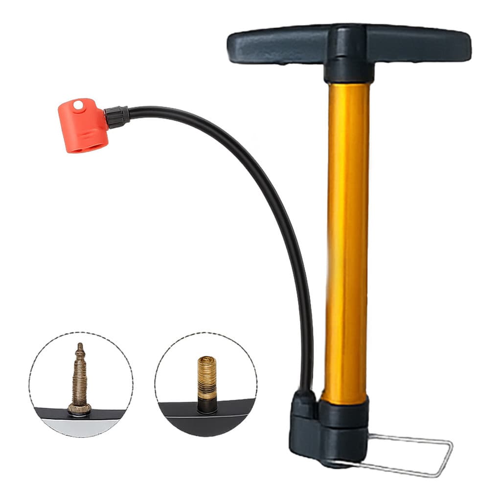 Bomba Manual  para Moto Bicicleta Bola Leve Prática e Universal