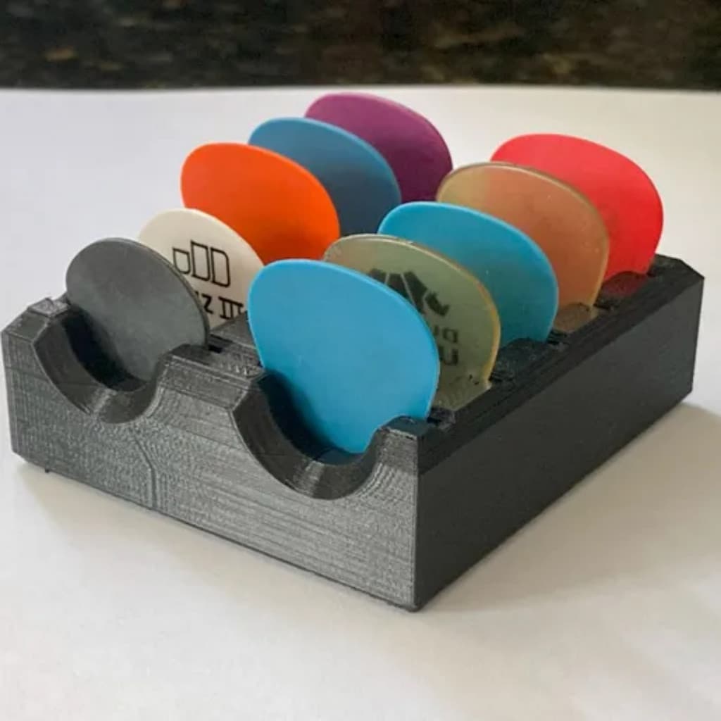 Suporte Porta Palhetas Case Basic Aberto Violao Guitarra Instrumentos Musicais e acessorios
