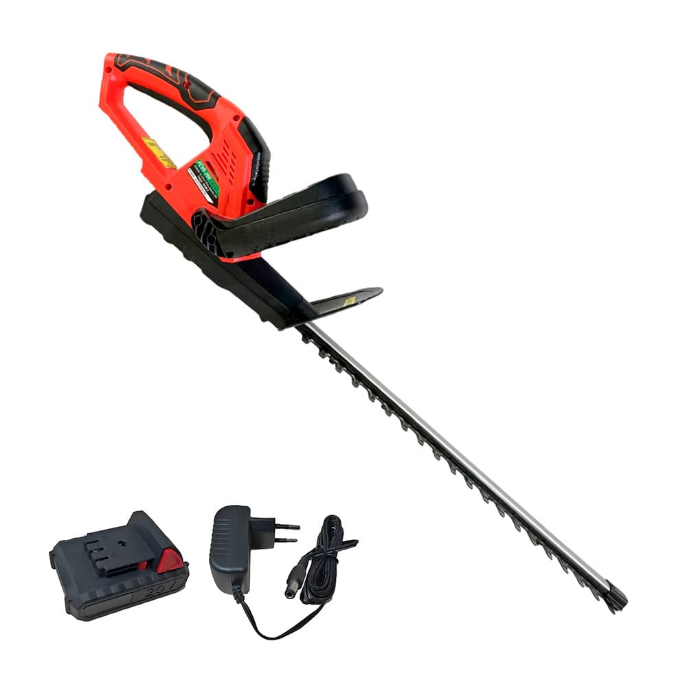 Aparador de Cerca Viva a Bateria 20V com Carregador Bivolt e Bateria 20V 2Ah Garthen PCVB-200