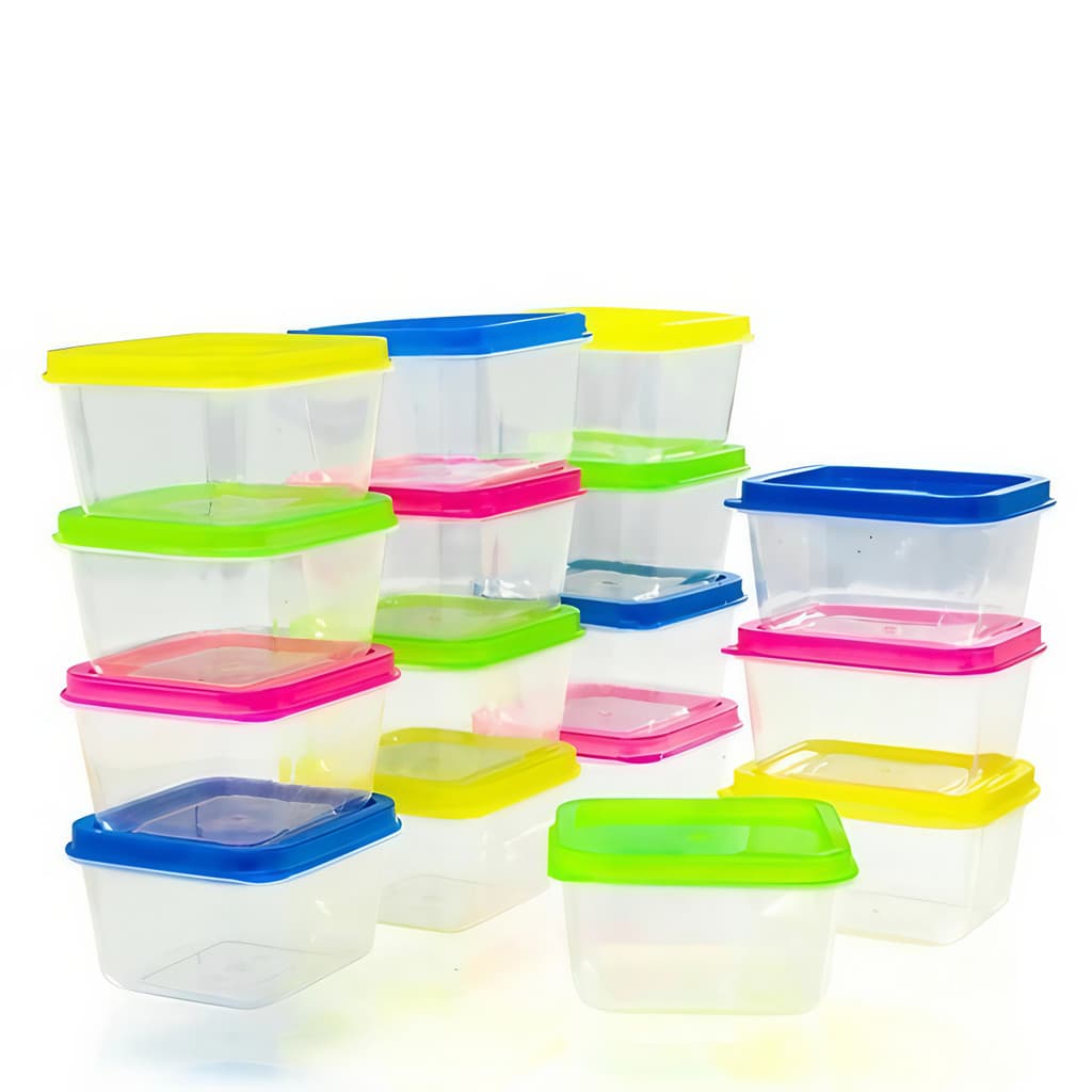 Kit 8 Mini Potinhos Infantil Congelar e Armazenas Alimentos Papinha Condimentos
