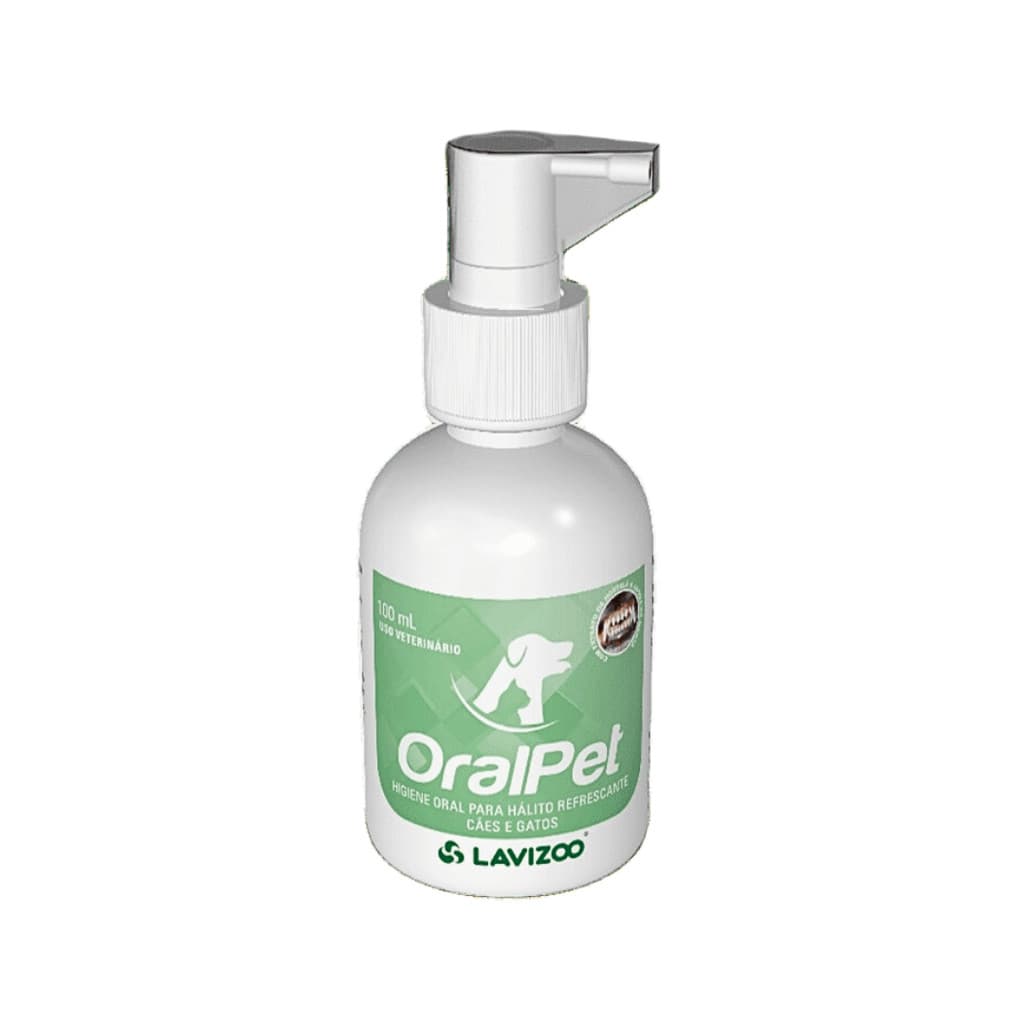 Oralpet Lavizoo 100ml Spray Bucal Anti Tártaro e Gengivite