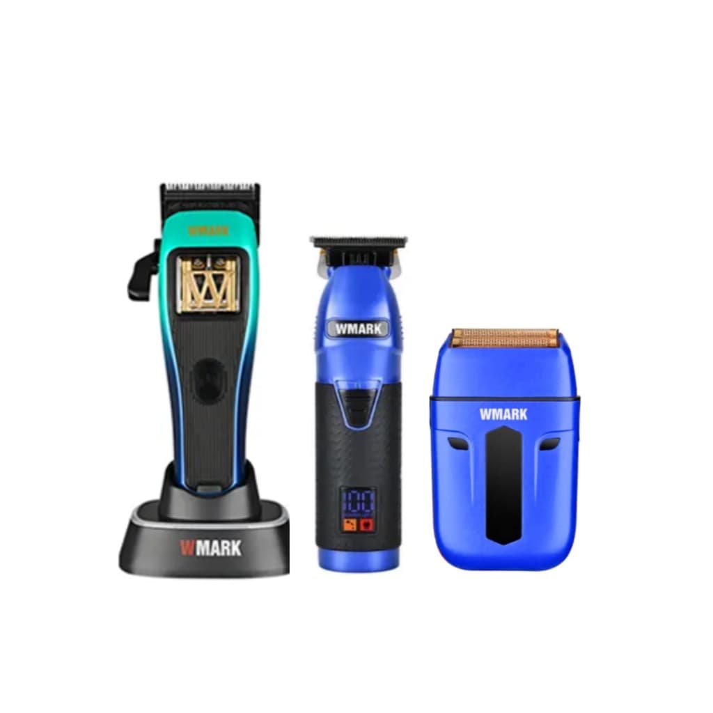 Maquina Profissional Wmark NG X1 Polar + Acab NG 318 + Shaver NG 984a