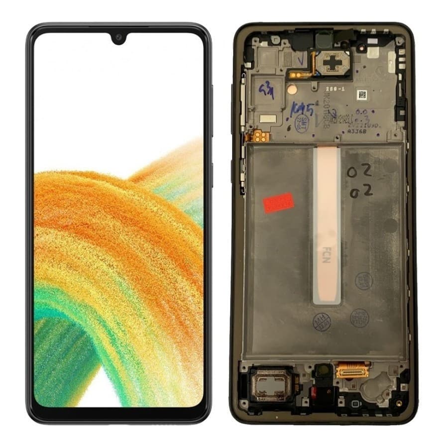 Display Frontal Tela Compativel Touch Compatível Samsung Galaxy A33  Com Aro INCELL  LOJA AC-2