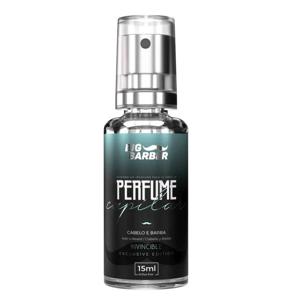 PERFUME CAPILAR BIG BARBER 15ML INVICIBLE