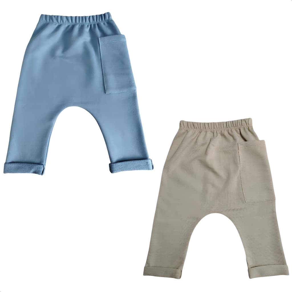 Calça Moletom Juvenil com Bolso Lateral Bebê de 2 a 9 meses