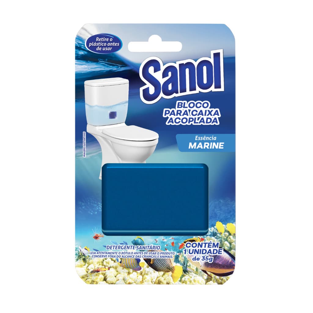 Bloco Sanitário para Caixa Acoplada Marine Sanol