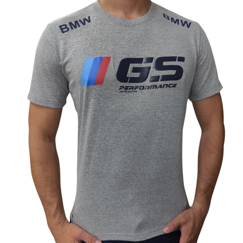 Camiseta Bmw GS Motorrad Mescla Cinza - ALL 427