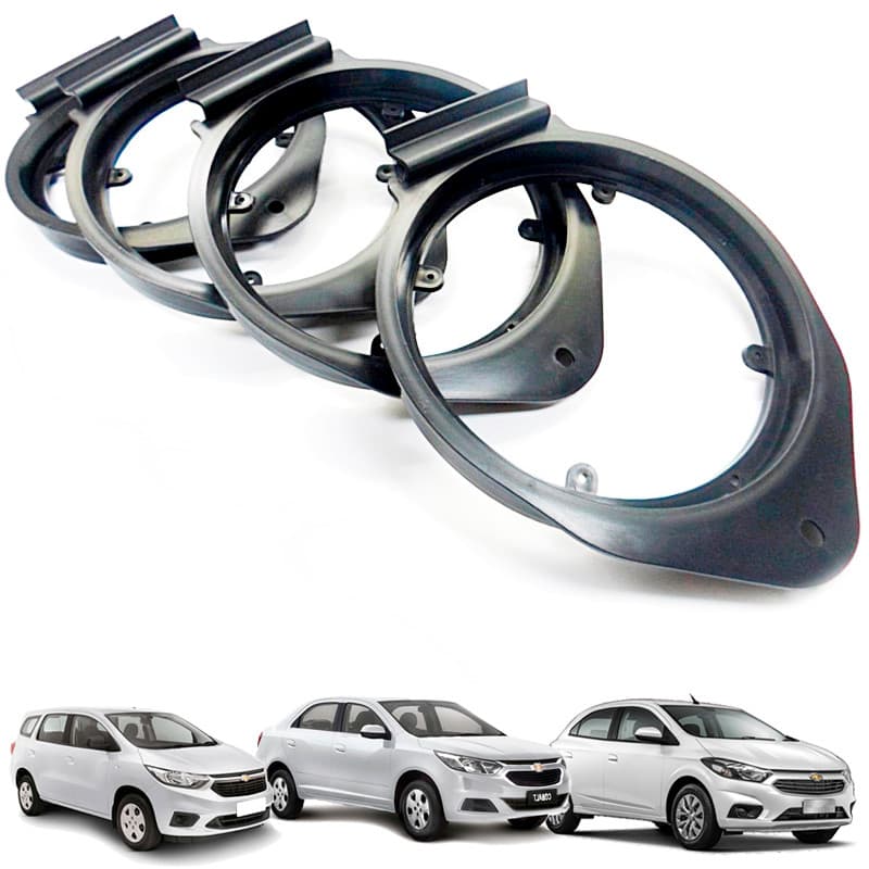 KIT Aro Adaptador De Falantes Gm Cobalt Cruze Onix Spin (4 Pçs) | Ref. 226Z